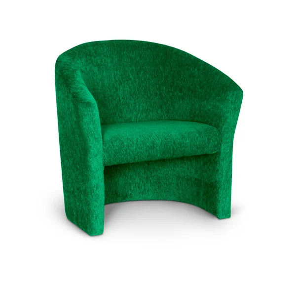 Zielony fotel biały — Zdjęcie stockowe