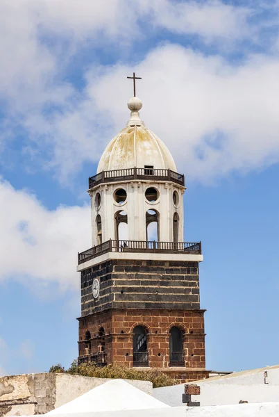 Teguise lanzarote, Kanarya Adası, kilise Iglesia de nuestra şen — Stok fotoğraf
