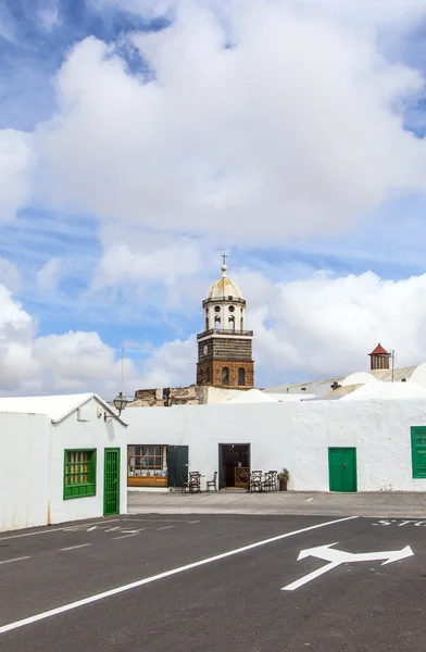 テギセ、ランサローテ島、カナリア島、教会イグレシア デ ヌエストラ セン — ストック写真
