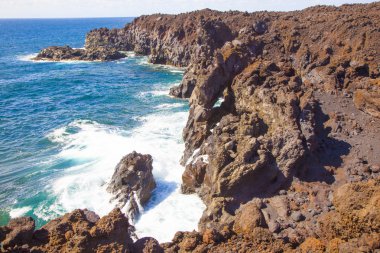 los hervideros del agua lanzarote, Kanarya Adaları, sp içinde görünüm