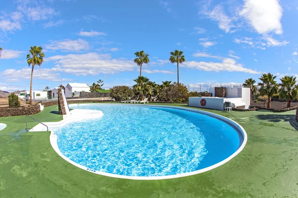 Outdoor pool in Spain — Stock Photo, Image