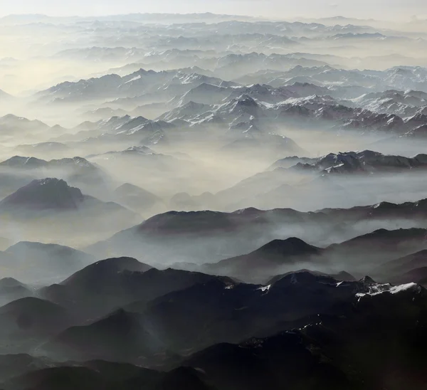 Вид на горы Альп — стоковое фото