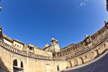 jaipur şehrinde ünlü amber fort