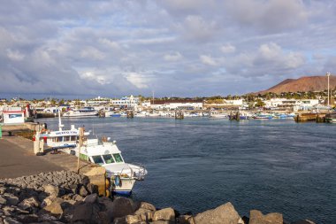 playa promenade doğal görünümüne blanca, lanzarote denizden