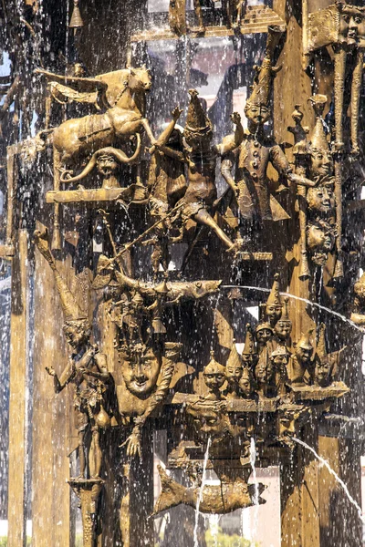 Dettaglio della fontana di carnevale di Magonza — Foto Stock