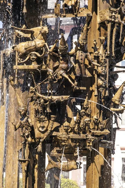 Detail des Fastnachtsbrunnens in Mainz — Stockfoto
