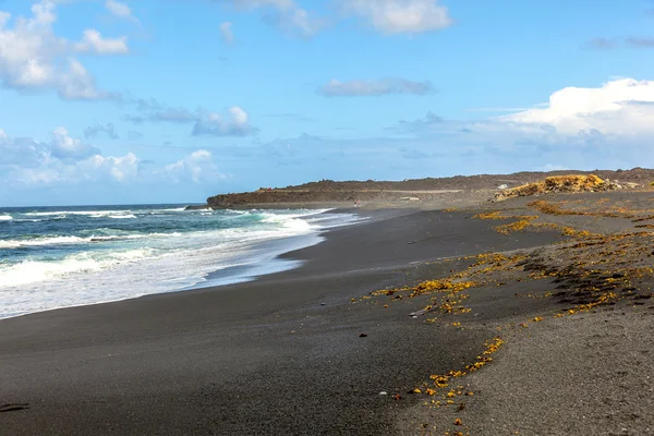 Janubio, lanzarote volkanik beach — Stok fotoğraf