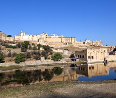 ünlü amber fort sabah ışık