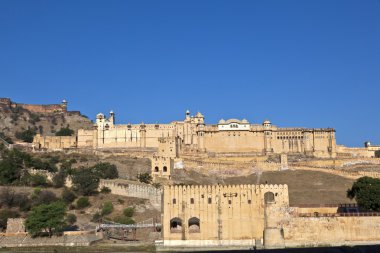 ünlü amber fort sabah ışık