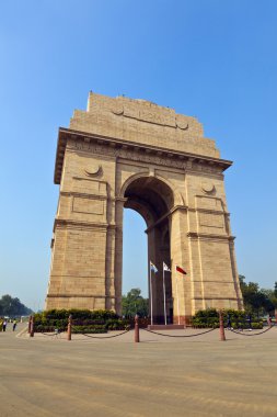 Famous india gate in Delhi clipart