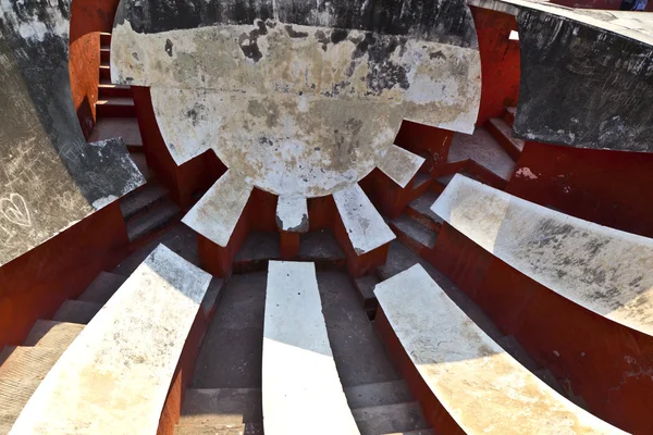 Астрономічна обсерваторія Янтар Мантар у Делі. — стокове фото