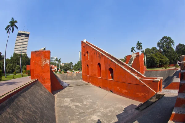 德里Jantar Mantar天文台 — 图库照片