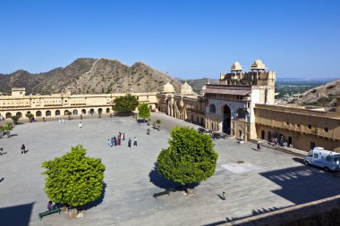 jaipur şehrinde ünlü amber fort