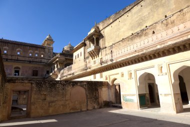 içinde ünlü amber fort ayında jaipur, Hindistan.