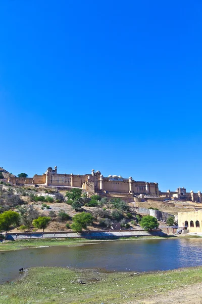 Słynnego fortu amber w jaipur — Zdjęcie stockowe