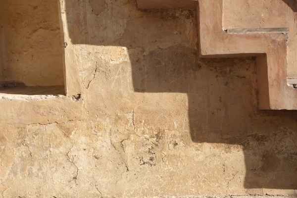 Oude trappen van het amber fort in detail — Stockfoto