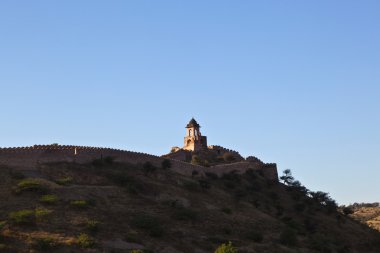 jaipur şehrinde ünlü amber fort