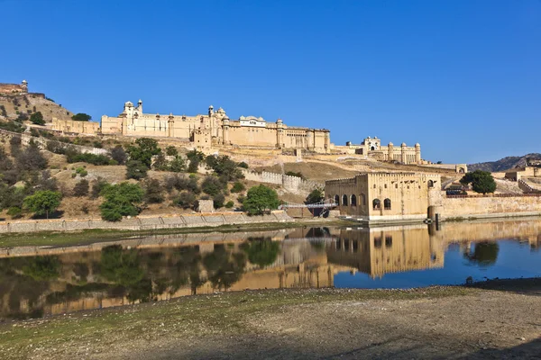 Famous Amber Fort in Jaipur — Stock Photo, Image