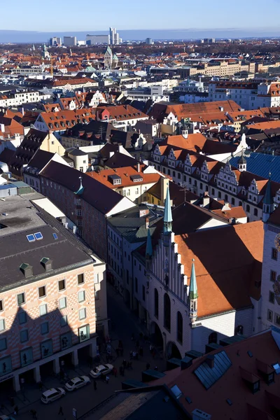 Anténa z Mnichova v krásném počasí — Stock fotografie