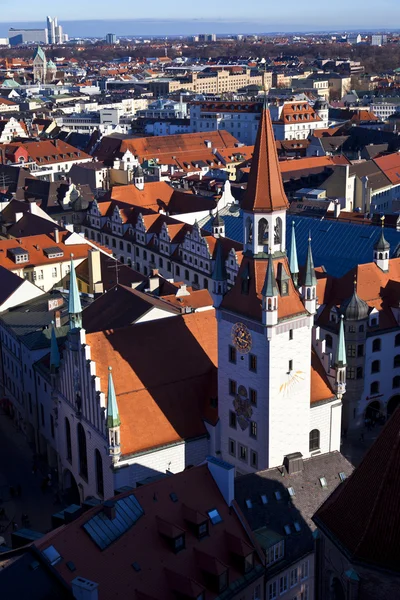 Aerial of Munich in beautiful weather — Stock Photo, Image