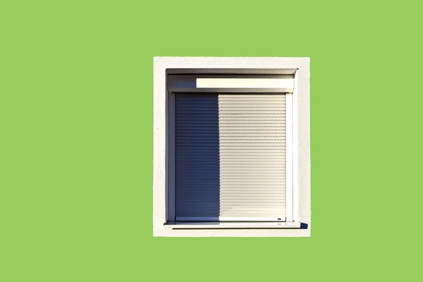 Detail der Hausfassade mit Fenster — Stockfoto