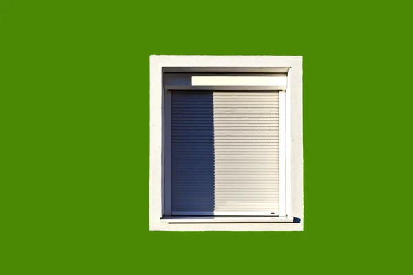 Részletes ház homlokzat ablakkal — Stock Fotó