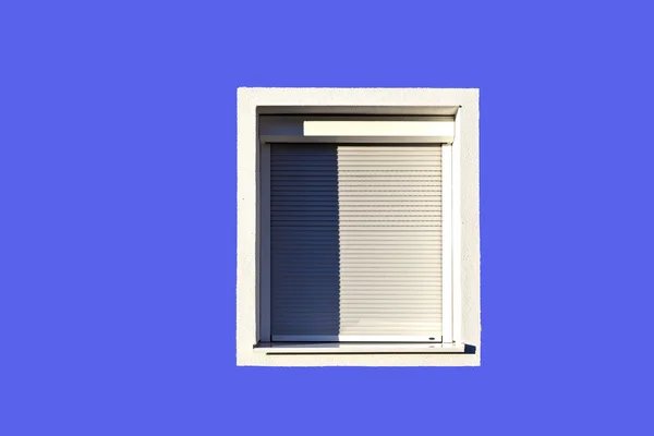 Pencereli ev cephesinin ayrıntıları — Stok fotoğraf