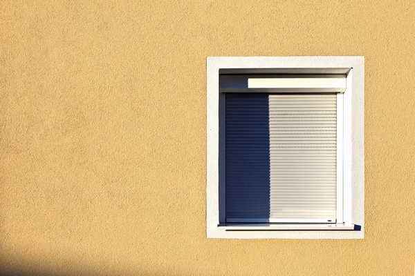 Detail of house facade with window — Stock Photo, Image