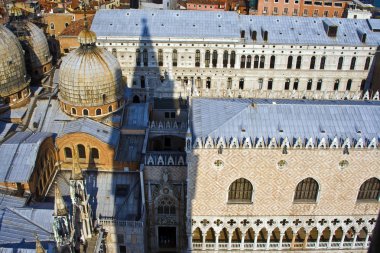 campanile de san ma Venedik marcus kiliseden bakan