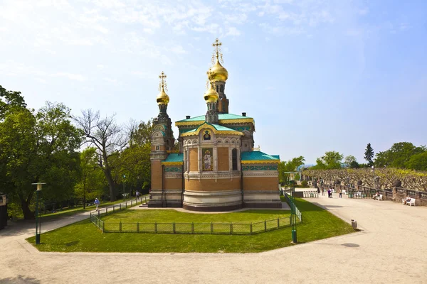 Ruská pravoslavná církev darmstadt, Německo — Stock fotografie