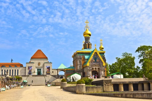 ドイツのダルムシュタットのロシア正教教会 — ストック写真