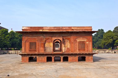 Göl köşk Zafer'in mahal kırmızı kale Hindistan, delhi karmaşık.