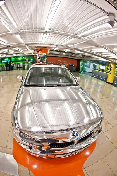 Freedom for all with BMW advertising by car rental company SIXT — Stock Photo, Image