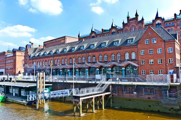 Шпайхерштадт в Гамбурге — стоковое фото