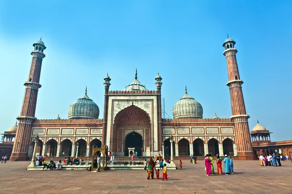 Mosquée Jama Masjid, Delhi, Inde. — Photo