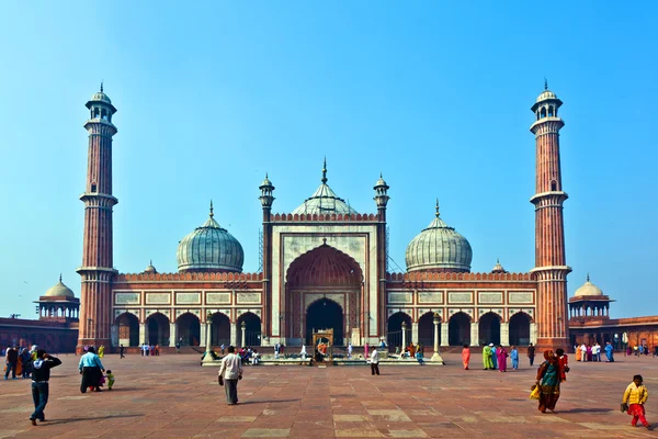 Meczet Jama Masjid, Delhi, Indie. — Zdjęcie stockowe