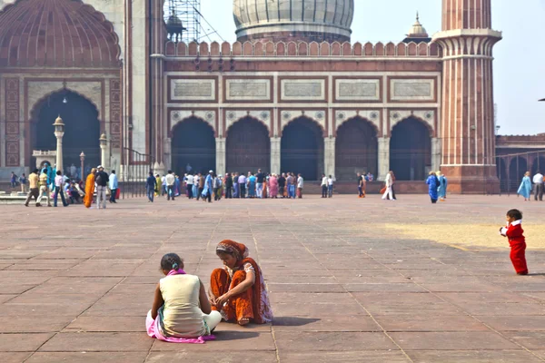 Meczet Jama Masjid, Delhi, Indie. — Zdjęcie stockowe