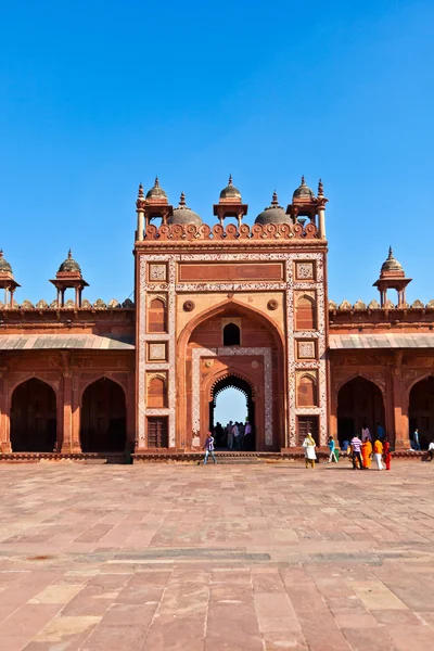 El Jama Masjid en Fatehpur Sikri es una mezquita en Agra, completada —  Fotos de Stock