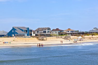 enjoy bathing in Nags Head clipart