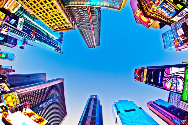 Perspectiva de Times Square en Nueva York — Foto de Stock