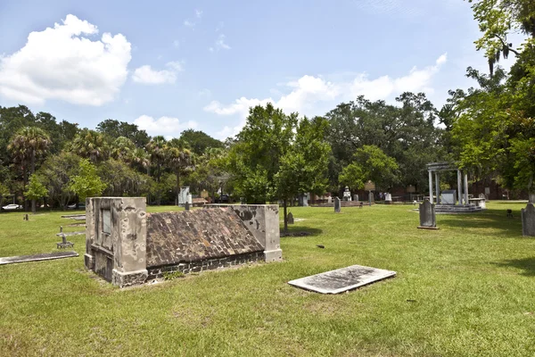 Koloniala park cemetery i savannah — Stockfoto