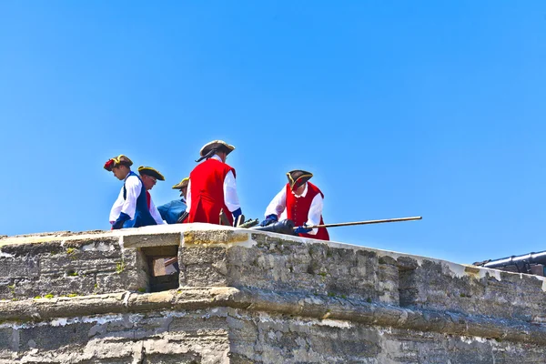 Castillo de san marco - zabytkowego fortu w st. augustine na Florydzie — Zdjęcie stockowe