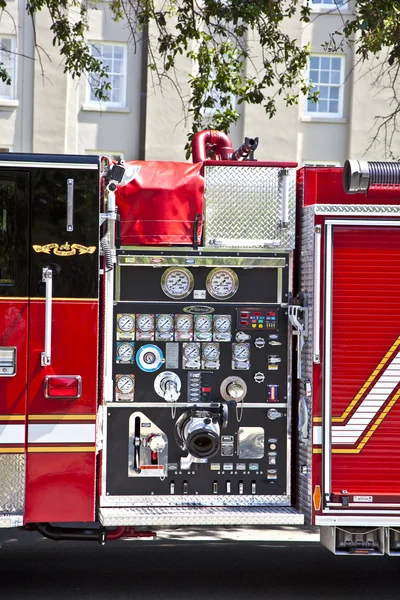 Szczegóły straży pożarnej — Zdjęcie stockowe