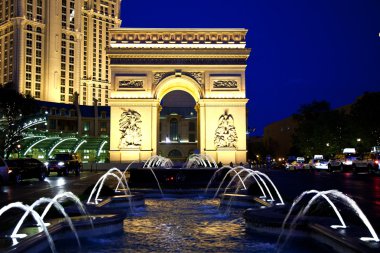 Las Vegas - 17 Temmuz: Hotel Paris Vegas Arc de Triu ile