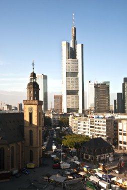 skyline frankfurt hauptwache ile görüntüleme