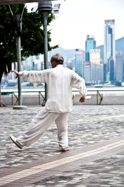 tai chi öğrenmek öğretmen genç öğretir