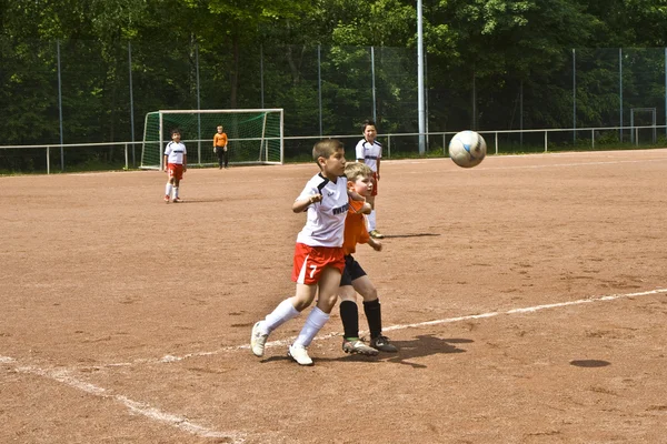 Dzieci piłka nożna — Zdjęcie stockowe