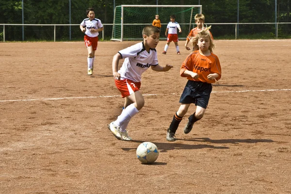 Kinderen voetbal — Stockfoto