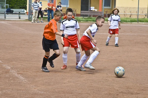 Dzieci piłka nożna — Zdjęcie stockowe