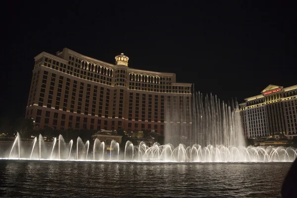 Las Vegas Bellagio Hotel Casino, featured with its world famous — Stock Photo, Image